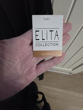 Elita Collection Silk Magic Dress - Black